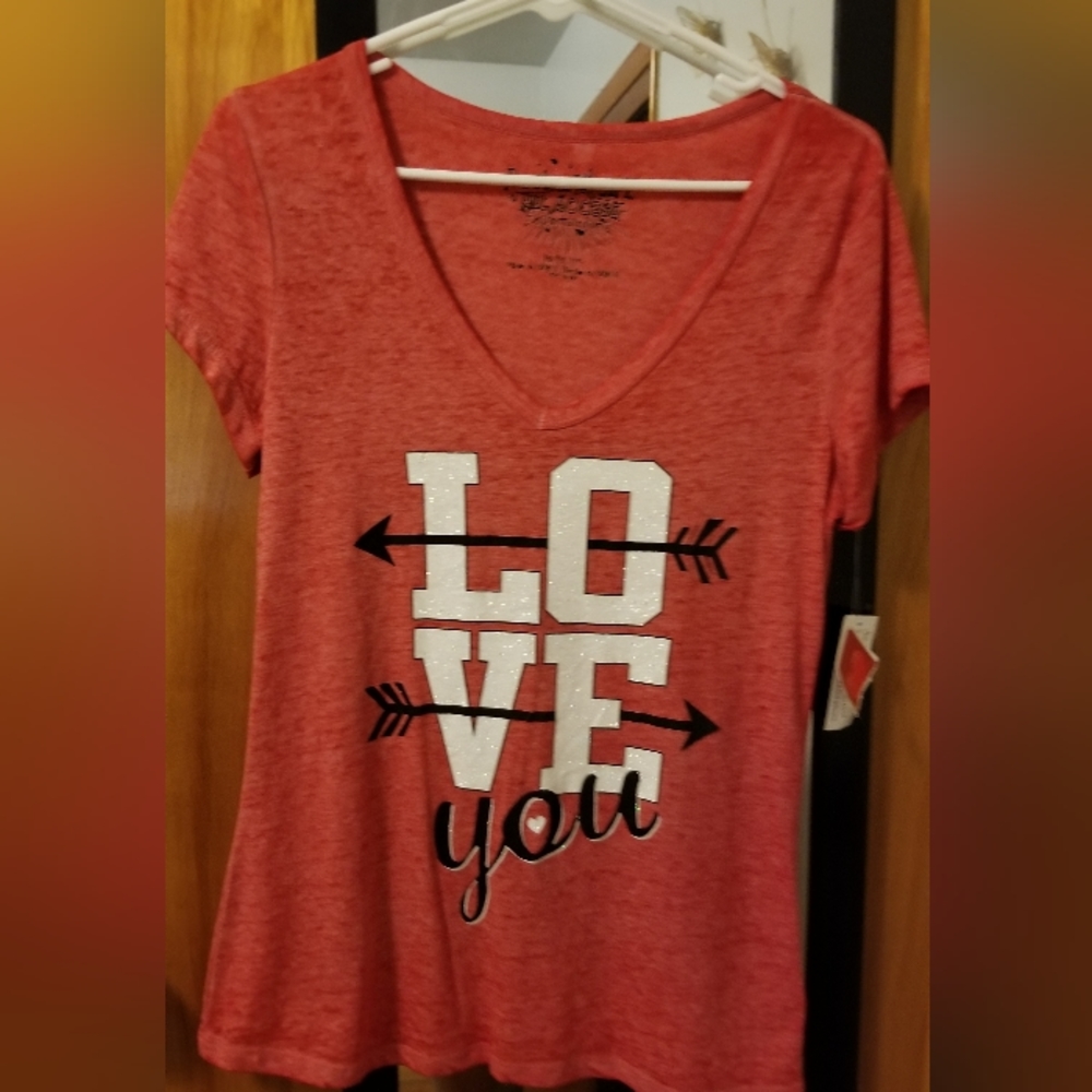 New Rocker Girl Red Love Shirt